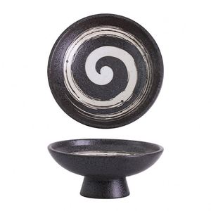 Assiette en céramique rétro japonaise à pieds hauts Assiette de luxe pour mariage Mini <span class=keywords><strong>fruits</strong></span> secs Thé Vaisselle créative Lovely - Product Image 3