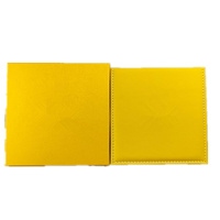 Boîtier de montre élégant en cuir de Breiling jaune simple Boîtes et étuis de montre élégants