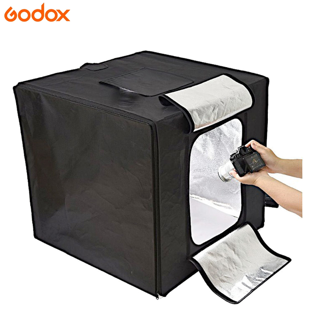 Godox 40cm X 40cm LSD40 Foldable Photo Studio Softbox Light Room Box Tabletop Shooting Tent Built in LED Light Soft Box