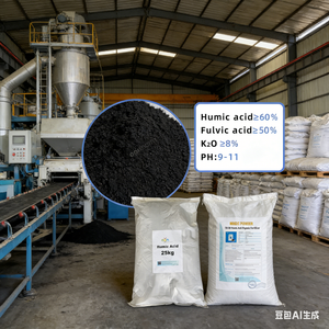 Fertilizante Orgánico de Humato de Potasio Granular de Liberación Rápida para Cultivos Agrícolas, Suplemento Agroquímico con Ácido Húmico <span class=keywords><strong>y</strong></span> Fúlvico - Product Image 6