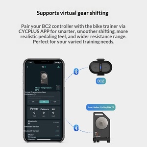 [Choix des équipes] Plateforme d'entraînement de cyclisme d'intérieur CYCPLUS T2 Smart Direct-Drive Trainer pour cassette 12 vitesses – Édition <span class=keywords><strong>été</strong></span> - Product Image 4