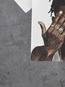 T-shirts surdimensionnés pour hommes, imprimés avec des portraits de tatouages ​​de style street hip-hop - directement de l'usine, personnalisables.F10 - Product Image 5