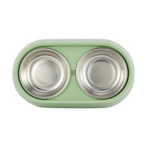 Comederos y Bebederos Dobles Modernos y Duraderos para Perros, Tamaño A5, de Melamina, con Base Antideslizante de Resina - Product Image 2