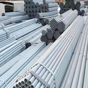 Прямые продажи с завода, горячая Оцинкованная Стальная Круглая Труба из оцинкованной стали, предварительно оцинкованная труба с услугами сварки и резки - Product Image 2