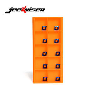 Jeekvisen CCMT060204 JZ Nano Blue Coating Turning Insert for Steel <b>Cemented</b> <b>Carbide</b> Milling Machine Inserts Cast Iron Type Model APMT - Product Image 2