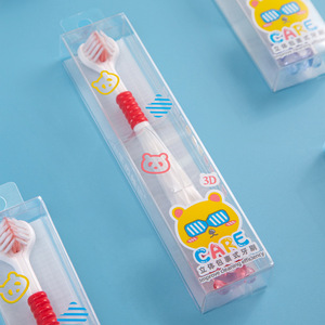 Little Cow Adventure Wrap Up Brosse à dents à poils doux Nettoyage 3D pour enfants de 3 à 12 ans - Product Image 4