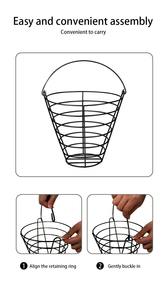 La FÁBRICA <span class=keywords><strong>DE</strong></span> China suministra directamente la cesta <span class=keywords><strong>de</strong></span> golf <span class=keywords><strong>de</strong></span> alambre <span class=keywords><strong>de</strong></span> metal con asa portátil para el campo <span class=keywords><strong>de</strong></span> prácticas del <span class=keywords><strong>Simulador</strong></span> del patio del campo <span class=keywords><strong>de</strong></span> golf - Product Image 5