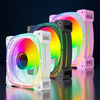2025 nouveau 120mm ARGB CPU ventilateur de refroidissement roulement à billes ordinateur bloc de construction boîtier avec contrôleur lumière CPU refroidisseur