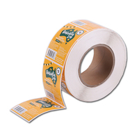 Échantillon Gratuit d'Étiquettes Autocollantes en Vinyle Rond Personnalisées avec Logo Imprimé pour Emballage, Promotion, Supermarché, Épicerie