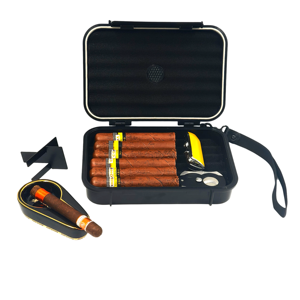 Vente en gros usine : Étui à cigares portable étanche, Coffret cadeau de cigares, Accessoires pour cigares, Boîte cadeau pour cigares, Double étui à cigares - Product Image 6