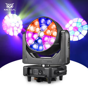 Haute puissance abeille oeil tête mobile 19*40W K15 LED Zoom lavage tête mobile lumière Rotation lentille grand abeille oeil pour événement fête <span class=keywords><strong>Disco</strong></span> - Product Image 1