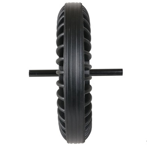 HTK1213 16 pouces roues robustes <span class=keywords><strong>roue</strong></span> de remplacement de <span class=keywords><strong>brouette</strong></span> avec trou d'alésage d'essieu de 5/8 "roues en caoutchouc solide de 16 pouces - Product Image 3