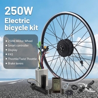 Kit de conversion de vélo électrique avec moteur de moyeu 36V 250W/350W, propulsion avant/arrière, construction en acier pour vélo à assistance au pédalage