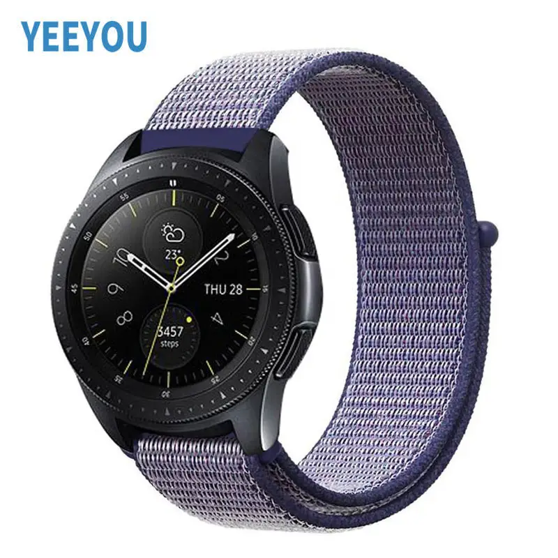 Sport Loop Woven Nylon Watch Band For Samsung Galaxy Watch 20mm 22mm Replacement Quick Release Strap