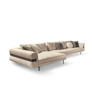 Nuevo diseño de alto lujo seccional grandes muebles italianos para el hogar tela Italiana Moderna sofá en forma de L - Product Image 2