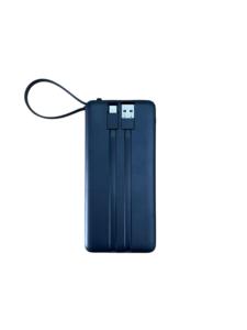 Batterie externe portable Li-Polymère 10000mAh 22.5W avec charge rapide PD, affichage LED, haute capacité, 3 câbles intégrés, pour utilisation en extérieur - Product Image 2
