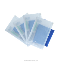 Sacs d'emballage de vêtements de t-shirt fermeture éclair personnalisés Ziplock en plastique PLA avec logo propre pour chaussures chaussettes