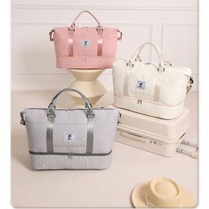 Bolsa de Almacenamiento de Gran Capacidad para Ropa y Zapatos de Viaje, Bolsa Deportiva de Gimnasio con Asa, Bolsa Organizadora de un Solo Hombro - Product Image 3