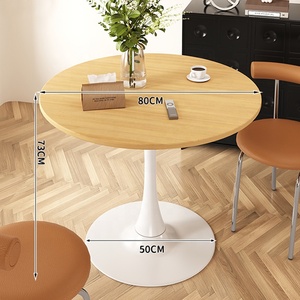 <span class=keywords><strong>Tavolo</strong></span> da pranzo tulipano legno di pino riciclato <span class=keywords><strong>marmo</strong></span> moderno metallo nordico caffè lato sala da pranzo tavoli da pranzo ristorante mobili - Product Image 4