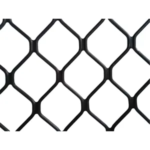Anti-theft galvanized PVC welded steel wire mesh decorative Diamond Pattern Security Grilles For Window Burglar Design