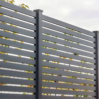 Panel de Cerca de Aluminio para Villa, Cerca Perimetral de Jardín de Lujo, Recubierta de Polvo, Resistente a la Oxidación, Tamaño y Color Personalizados, Fabricante OEM al por Mayor