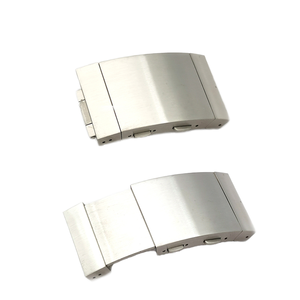 Bracelets de <span class=keywords><strong>montre</strong></span> élégants et ajustables Win-Win en acier inoxydable massif de 22 mm avec fermoir déployant pour montres automatiques - Product Image 1