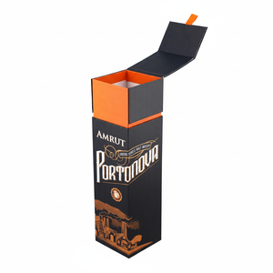 กล่องใส่ขวดกระดาษคราฟท์รักษ์โลกเคลือบด้านลายนูนสำหรับไวน์/น้ำมันรีไซเคิลได้บรรจุภัณฑ์กระดาษแข็งบุฟองน้ำสำหรับยั่งยืน - Product Image 1