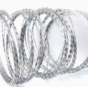 Alambre de púas espiral de acero galvanizado BTO22, tamaño de rollo personalizado para venta al por mayor - Product Image 2
