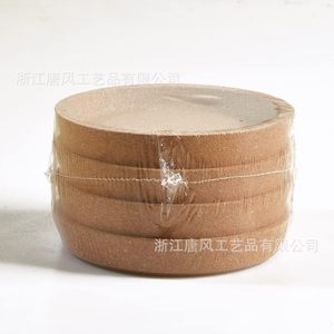 Posavasos Redondos de Madera de Color Sólido, Madera Natural Ecológica Biodegradable, Venta al por Mayor de Fábrica TW9697 - Product Image 1