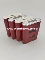 بطارية ليثيوم أيون صلبة من نوع QB NCA103450 بسعة 2350 مللي أمبير في الساعة وجهد 3.6 فولت/3.7 فولت، مقاس 18×65 ملم، خليةين، متوفرة في المخزون الأوروبي، مناسبة لأجهزة GPS ومشغلات MP3 والكاميرات الرقمية