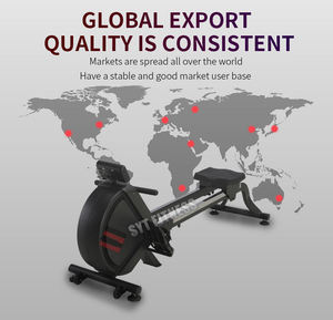 Nhà tập thể dục điều chỉnh sức đề kháng gió chèo máy thương mại chèo thuyền máy tập thể dục Rower - Product Image 3