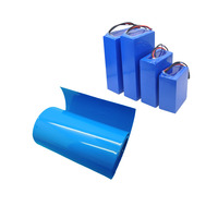 Tubes thermorétractables de batterie de couleur transparente 120MM tuyau de manchon rétractable en PVC transparent