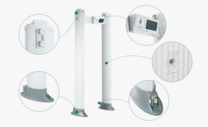 Juzheng sıcak satış İnsan vücut kontrol su geçirmez yürümek <span class=keywords><strong>Metal</strong></span> dedektörü kapısı hastane kamu alanı - Product Image 4