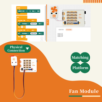 Module de ventilateur à moteur CC sans noyau Qimayuan S24 3.3V-5V PH2.0 Plug-and-Play 47x26x12mm pour projets IoT /ESP32