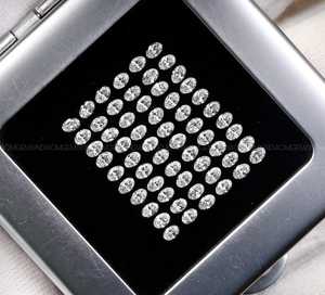 Anillo, Pendientes y Colgante de Diamante Cultivado en Laboratorio con Corte Ovalado de 6.0x4.0mm, Certificado IGI, Corte Único Antiguo - Product Image 2