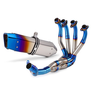 Pour Z900 Z <span class=keywords><strong>900</strong></span> <span class=keywords><strong>Ninja</strong></span> <span class=keywords><strong>900</strong></span> 2017 - 2023 moto échappement système complet silencieux avant en-tête tuyau Tube - Product Image 1