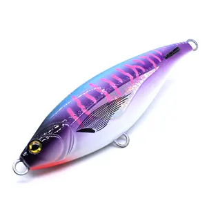Fish Shape saltwater fishing lures Pencil Lure 150mm 85g 190mm 168g Quiver Slow Sinking Swimmer Deep Sea Trolling 1PC Wire Thru