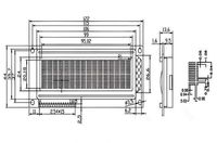 Modul LCD Karakter 1602B Layar LCD Dot Matrix Modul Tampilan LCD