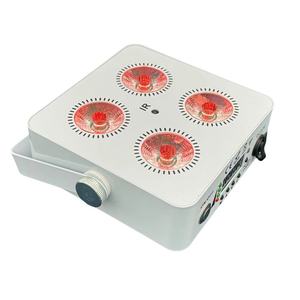 RGBWA UV 6IN1 4x18W Luz par inalámbrica alimentada por batería Wifi <span class=keywords><strong>DMX</strong></span> LED Uplight up Lights para eventos de teatro 10PCS + CASE - Product Image 4