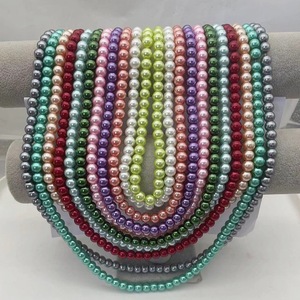 Perlas <span class=keywords><strong>de</strong></span> Vidrio Coloridas al por Mayor <span class=keywords><strong>de</strong></span> 4/6/8/10 mm para Hacer <span class=keywords><strong>Joyas</strong></span> y Collares - Product Image 6