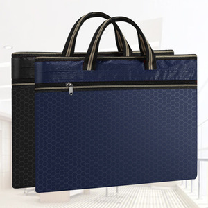 RTS Bulk Mixed Order Large Capacity Office File <b>Bag</b> Business Briefcase Double Layers Zipper Conference <b>Bag</b> Storage <b>Bag</b> - Product Image 1
