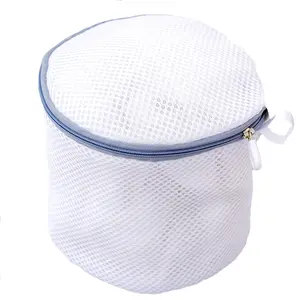 Wholesale custom washing laundry bags cheap dry cleaning hotel drawstring square laundry bag for bedroom