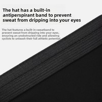 Gorra de Ciclismo TOSUOD, para Correr al Aire Libre, Absorbente de Sudor, Forro para Casco, Unisex, Protección Solar de Verano, con Visera, Poliéster y Spandex