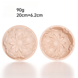 تصنيع قالب سيليكون عصري مع حافة ملفوفة بتصميم كعكة مستديرة من السيليكون آمن للاستخدام المنزلي - Product Image 6