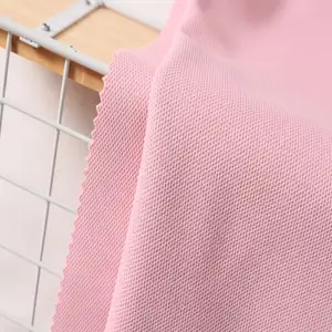 Wholesale Quick Dry Honeycomb 100% Polyester Micro Pique Cold Jersey Knit Fabric