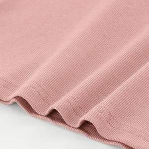 Chemise <span class=keywords><strong>polo</strong></span> à manches courtes pour enfants avec chemise Henley à 3 boutons pour filles Chemise <span class=keywords><strong>polo</strong></span> sans col en coton tricoté Vêtements pour enfants - Product Image 4