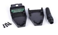 J1962 OBD2 Stecker OBDII 16-Pin Anschluss Adapter OBDII Stecker OBD2 16-PIN Stecker