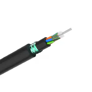 GYFTY53 câble fibre optique 9/125 monomode câble 15.8mm câble fibre gaine PE 2 conducteurs pour l'extérieur