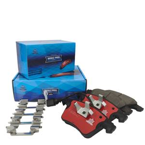 Plaquettes de frein avant semi-métalliques OEM en gros pour Dodge Ram 1500 2500 Pickup 2013-2018 pour <span class=keywords><strong>BMW</strong></span> Porsche Toyota Ford - Product Image 4