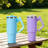 Tasse à café à double paroi de qualité supérieure pour sublimation, 30 oz, en acier inoxydable, personnalisable, avec couvercle à paille rabattable, idéale pour la gym